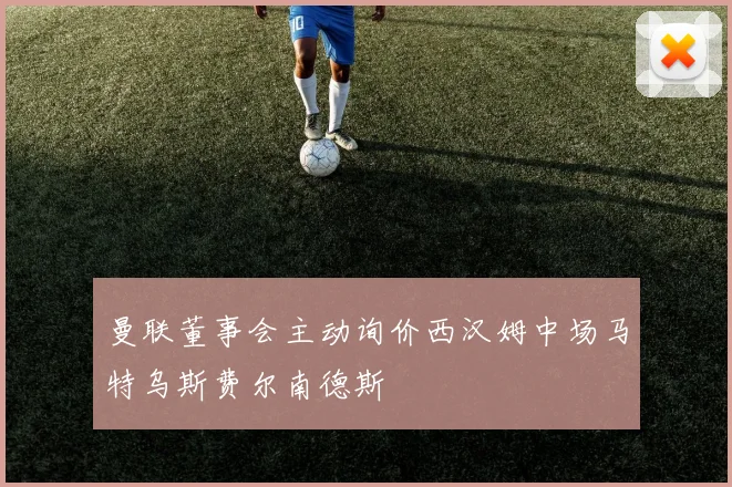 曼联董事会主动询价西汉姆中场马特乌斯费尔南德斯
